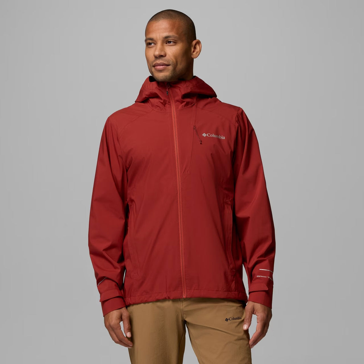 TRAILBORNE™ 2.5L PACKABLE WATERPROOF JACKET Red Oxide