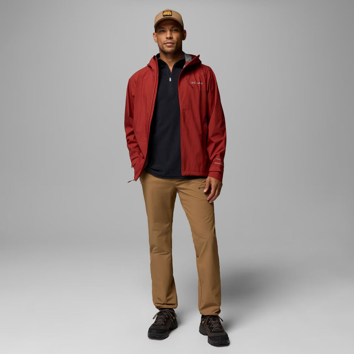 TRAILBORNE™ 2.5L PACKABLE WATERPROOF JACKET Red Oxide