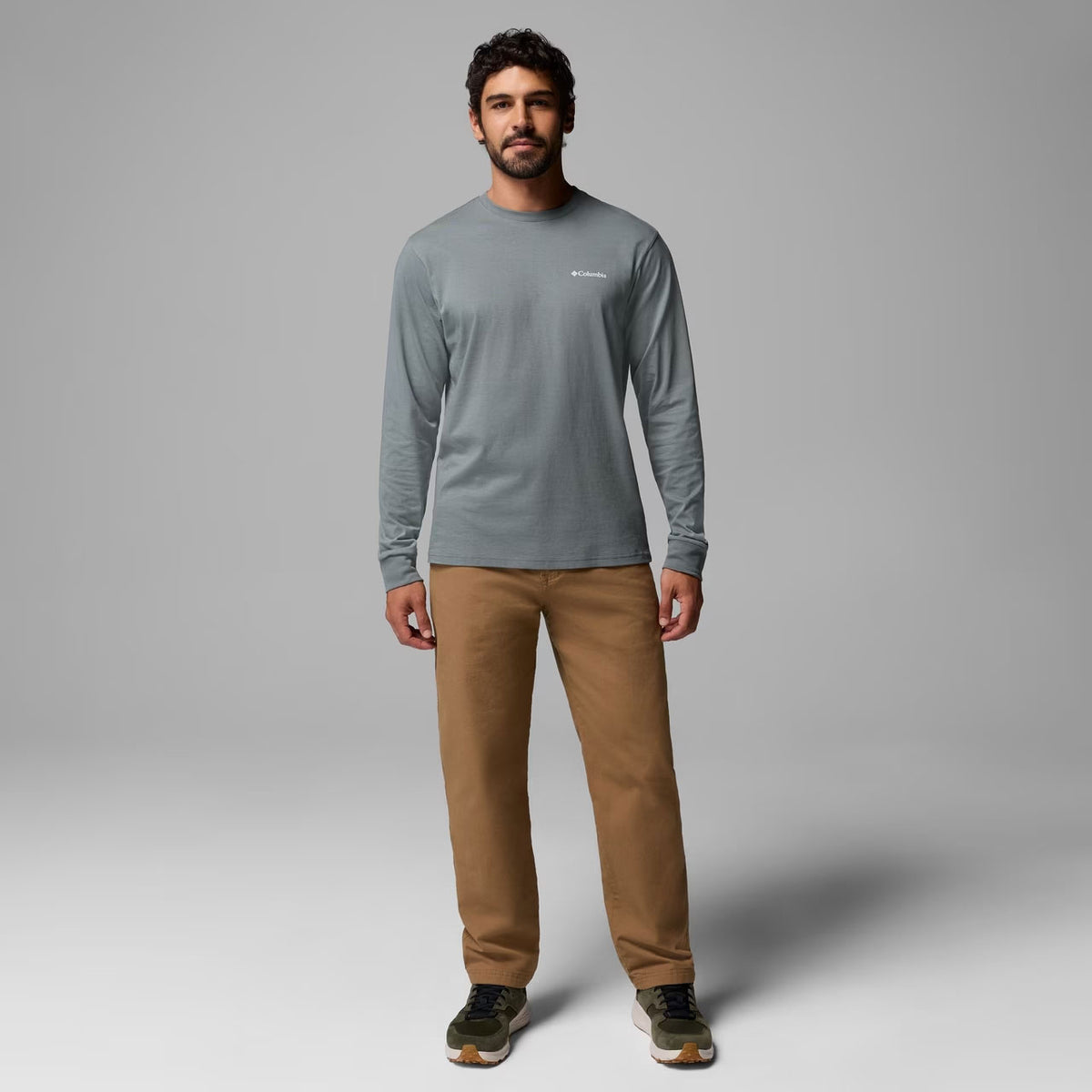 CSC™ GRAPHIC LONG SLEEVE T-SHIRT Sedona Sage Textured Scene