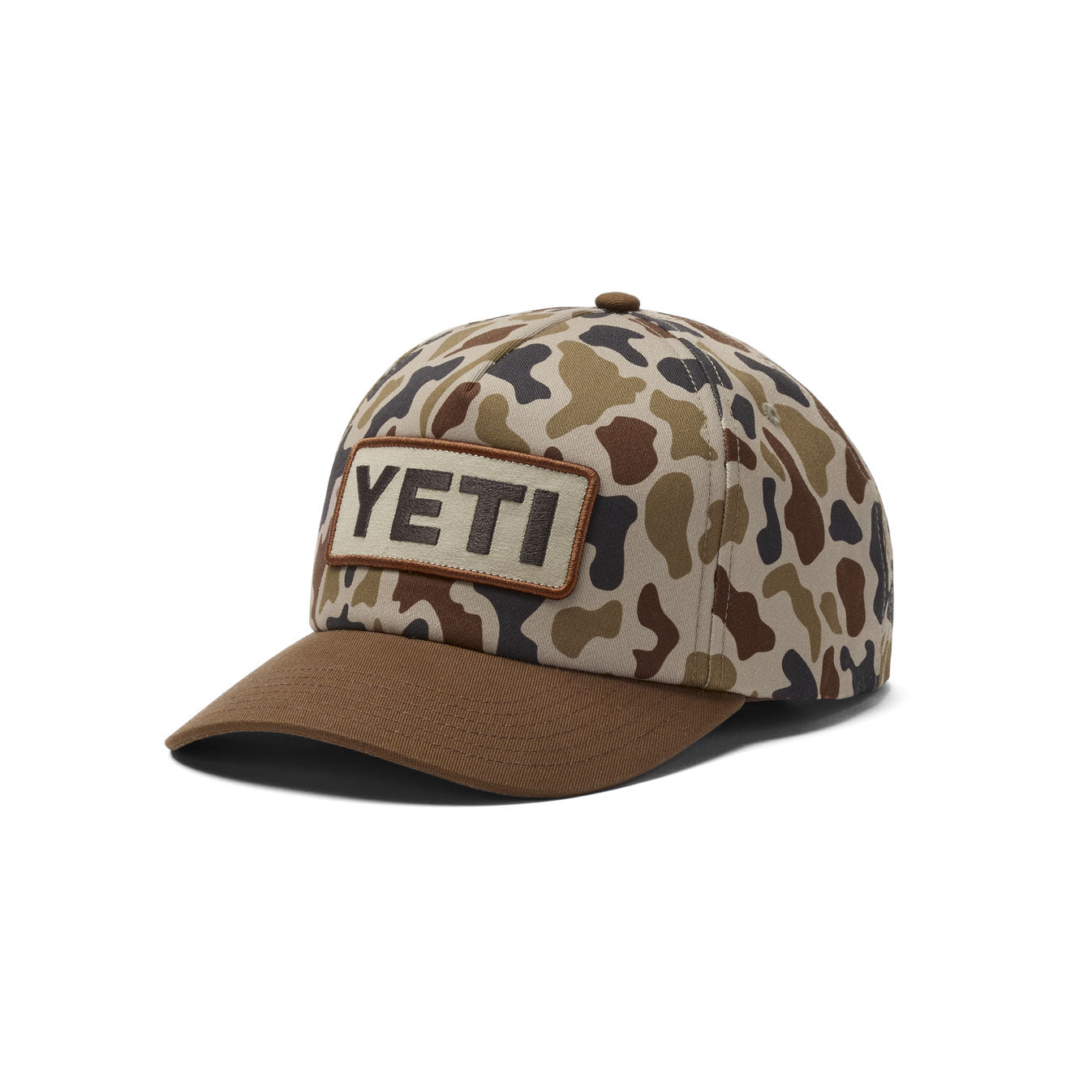 YETI® Wetlands Camo Logo Badge Mid Pro Flat Brim