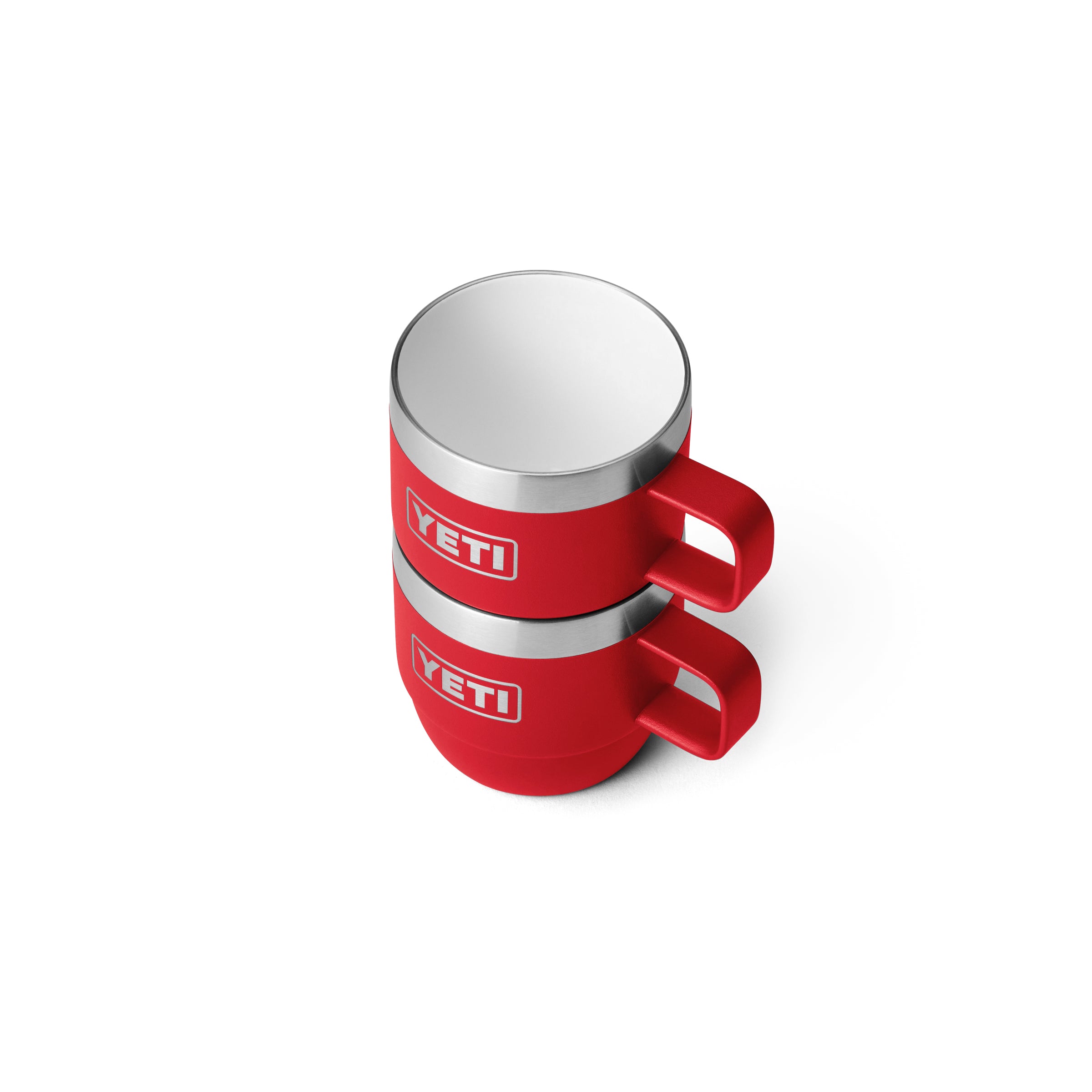 RAMBLER® 6 OZ (177 ML) STACKABLE MUGS (2 PACK) Rescue Red