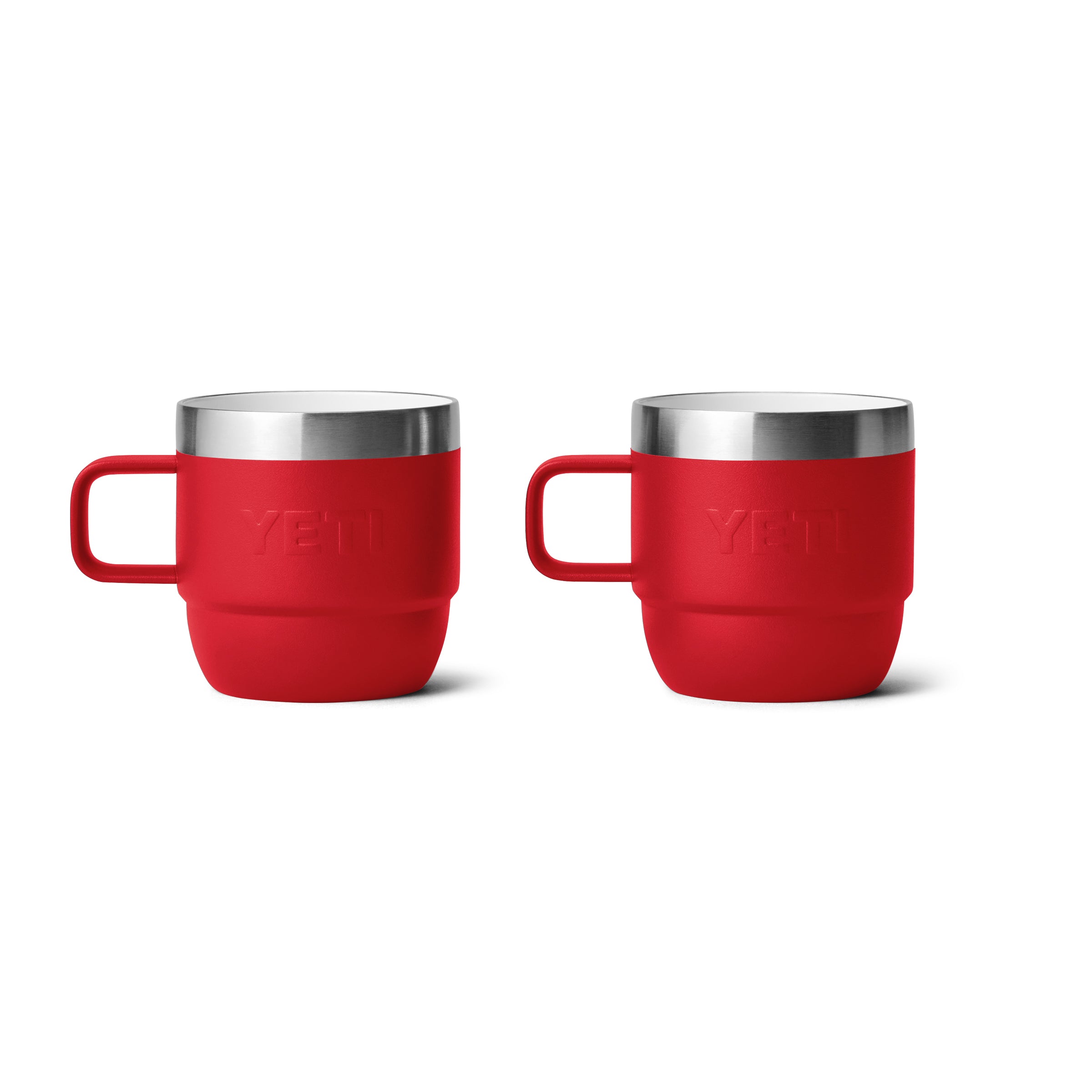 RAMBLER® 6 OZ (177 ML) STACKABLE MUGS (2 PACK) Rescue Red