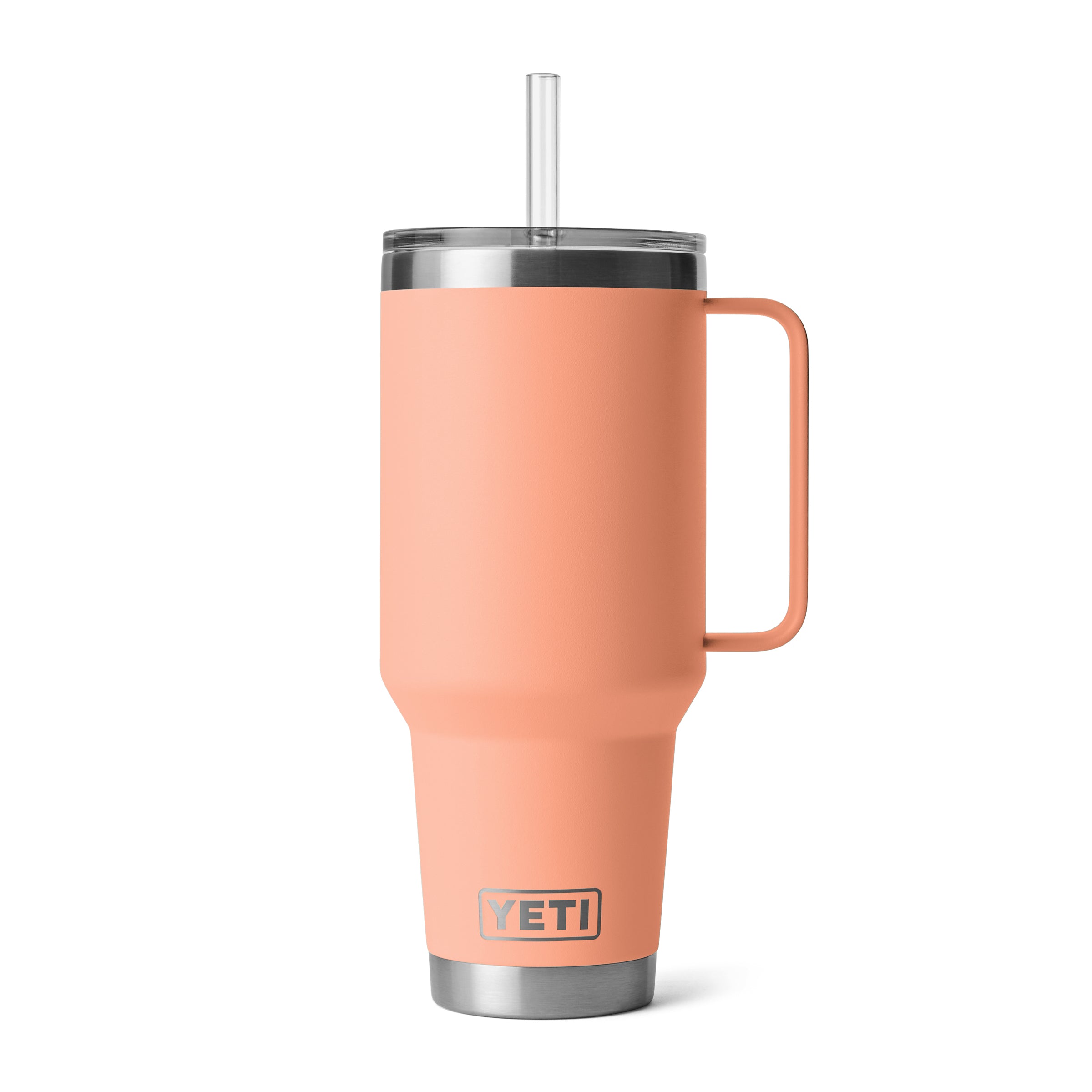 RAMBLER® 42 OZ (1242 ML) STRAW MUG Lowcountry Peach