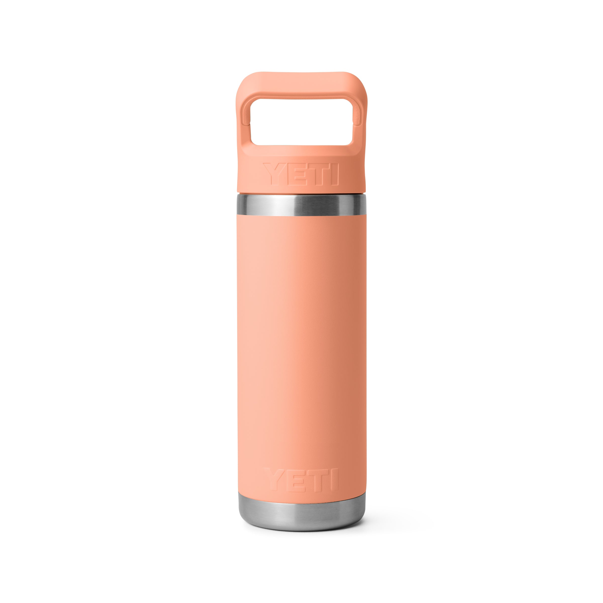 RAMBLER® 18 OZ (532 ML) BOTTLE WITH STRAW CAP Lowcountry Peach