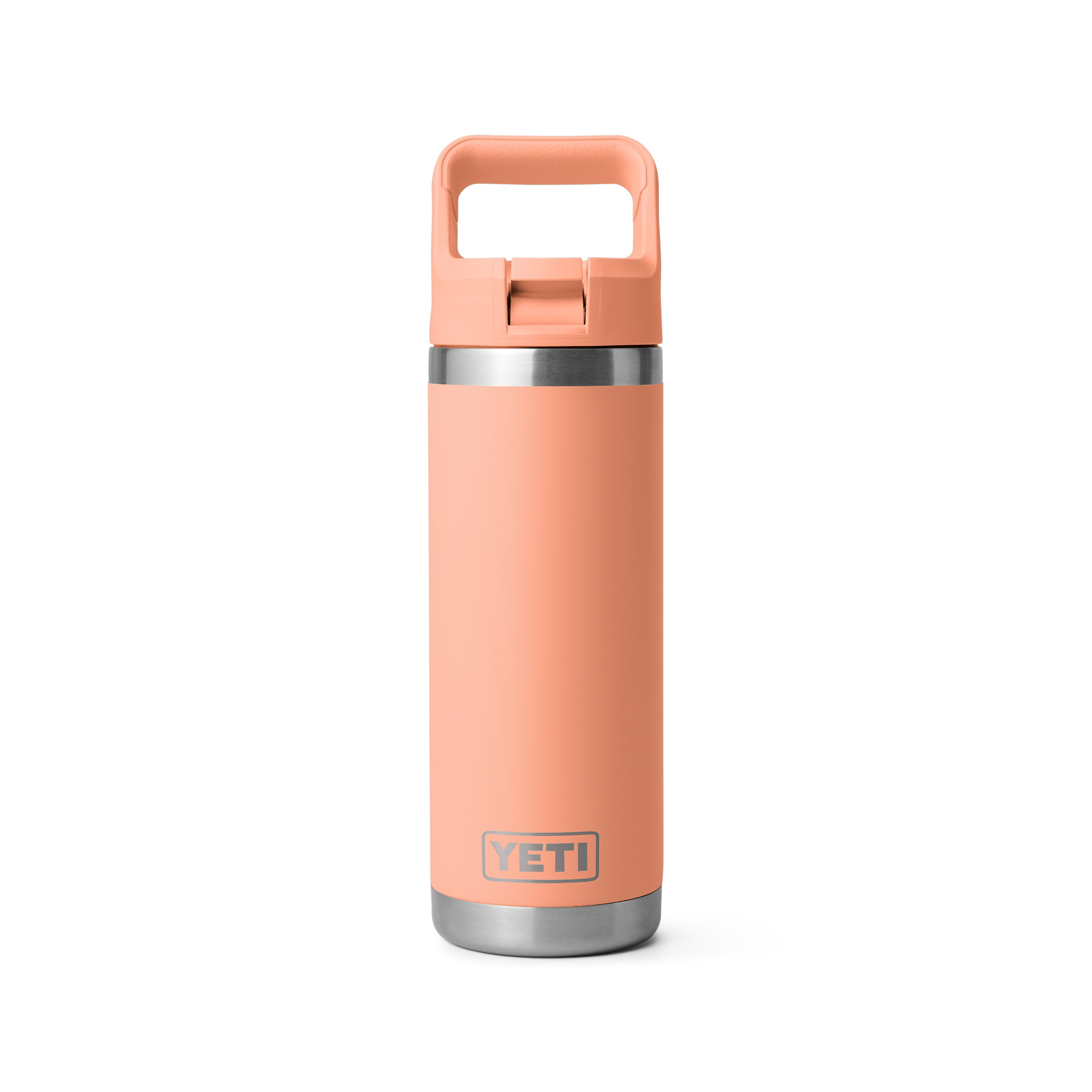 RAMBLER® 18 OZ (532 ML) BOTTLE WITH STRAW CAP Lowcountry Peach
