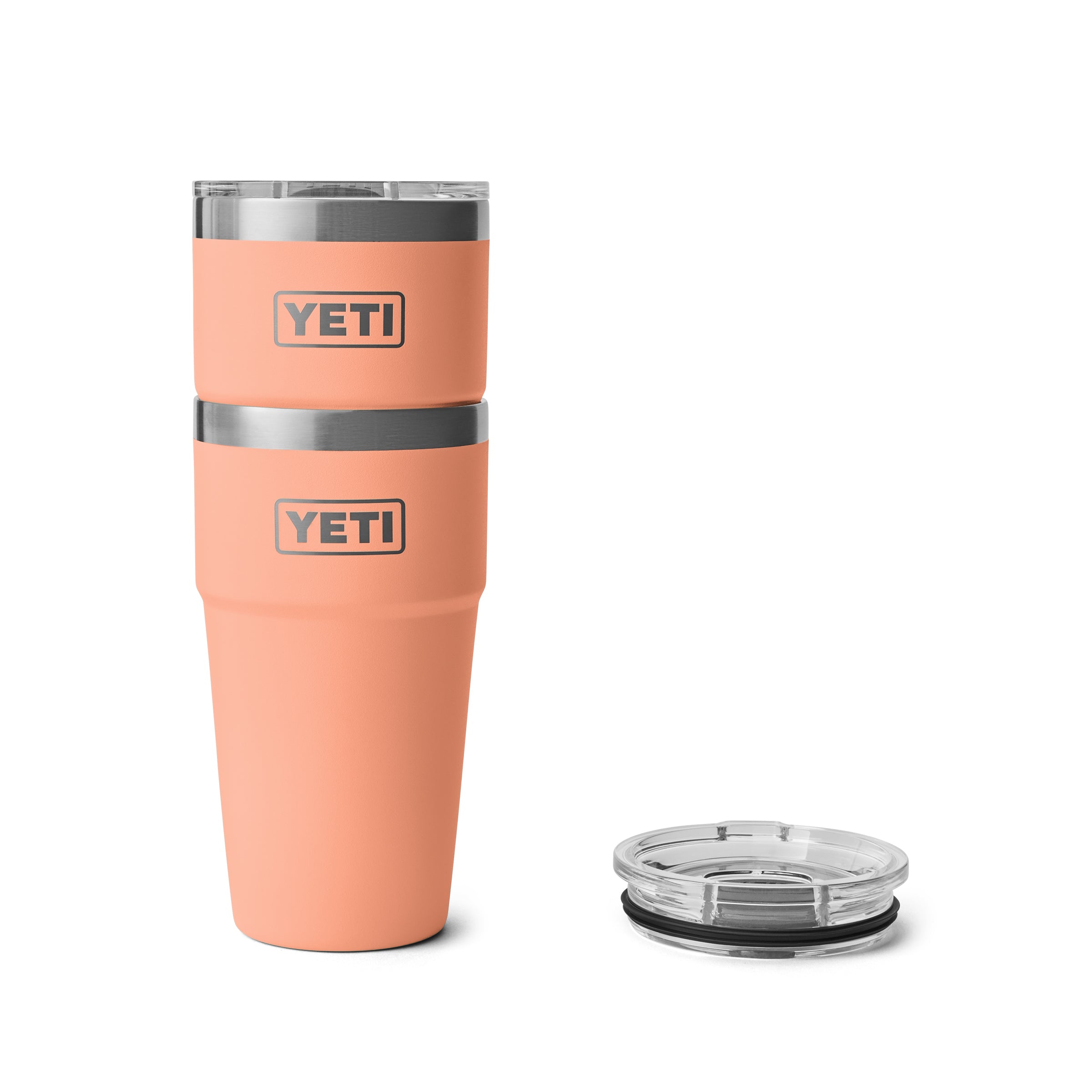 RAMBLER® 20 OZ (591 ML) STACKABLE CUP Lowcountry Peach