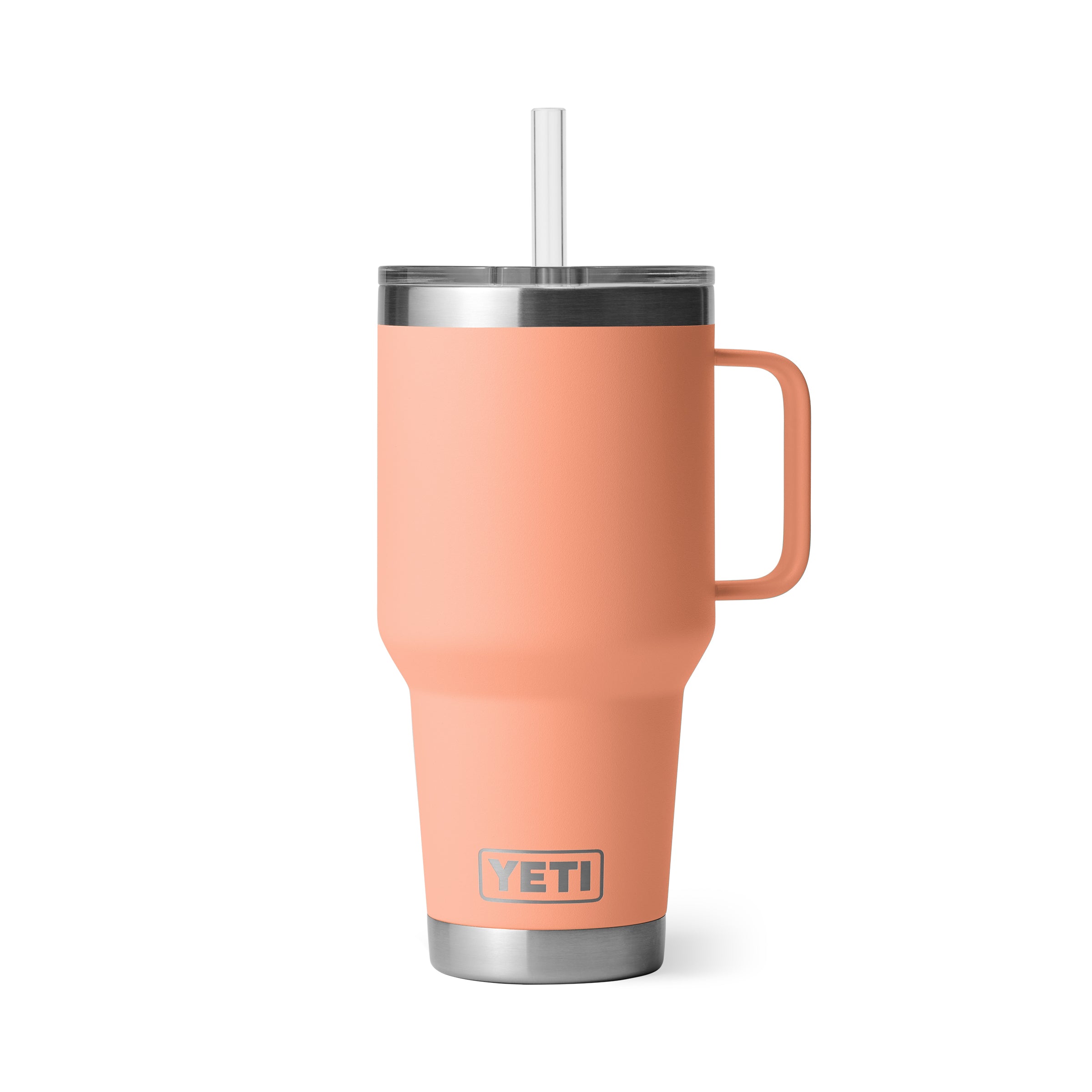 RAMBLER® 35 OZ (994 ML) STRAW MUG Lowcountry Peach