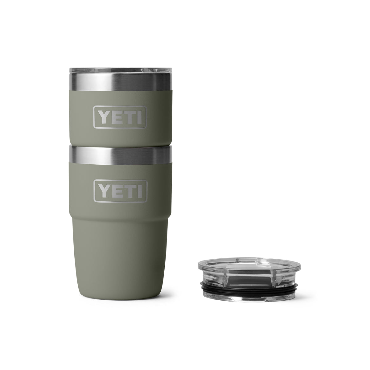 RAMBLER® 8 OZ (237 ML) STACKABLE CERAMIC LINED CUP Pampa Green