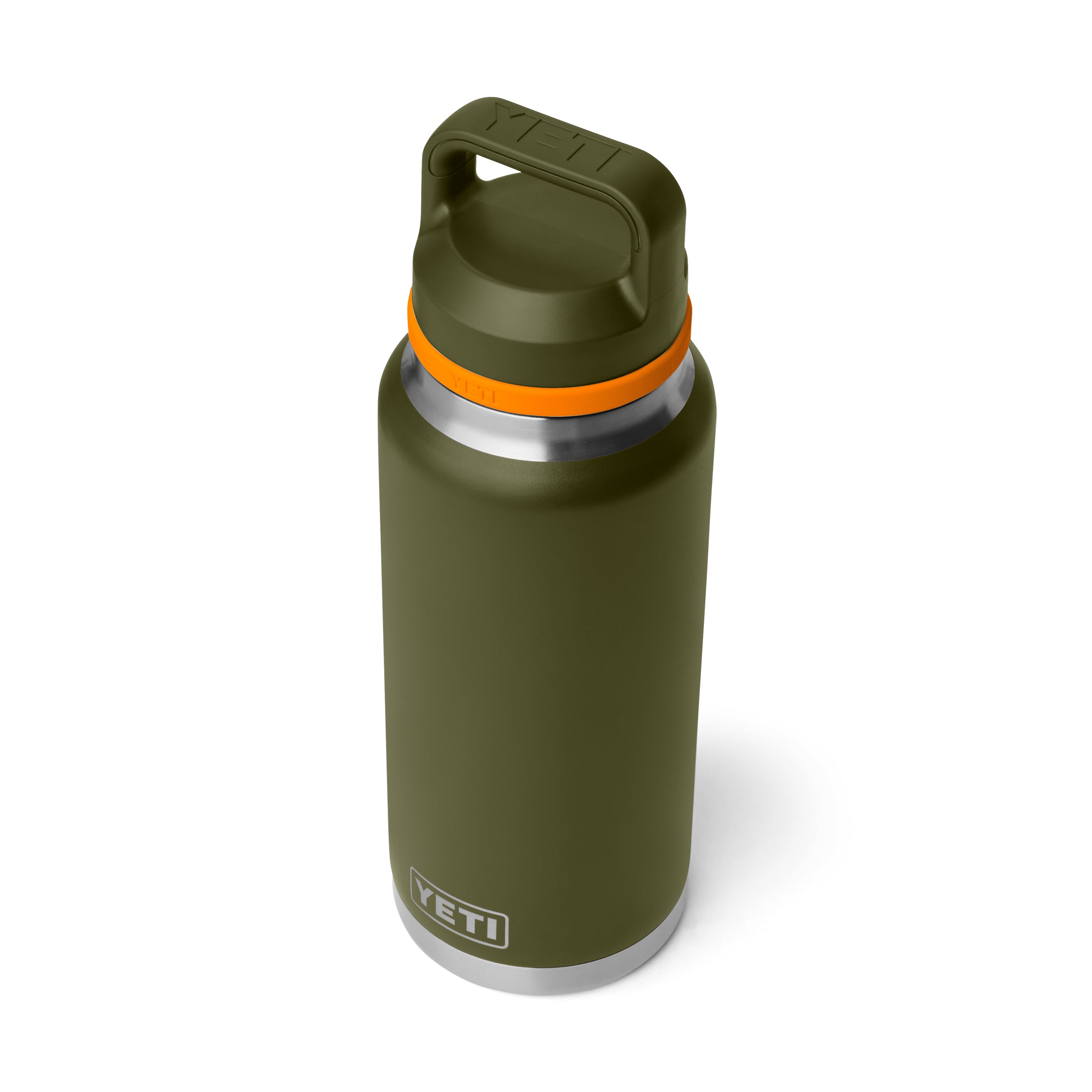 RAMBLER 36 OZ (1065 ML) BOTTLE WITH CHUG CAP Olive/King Crab