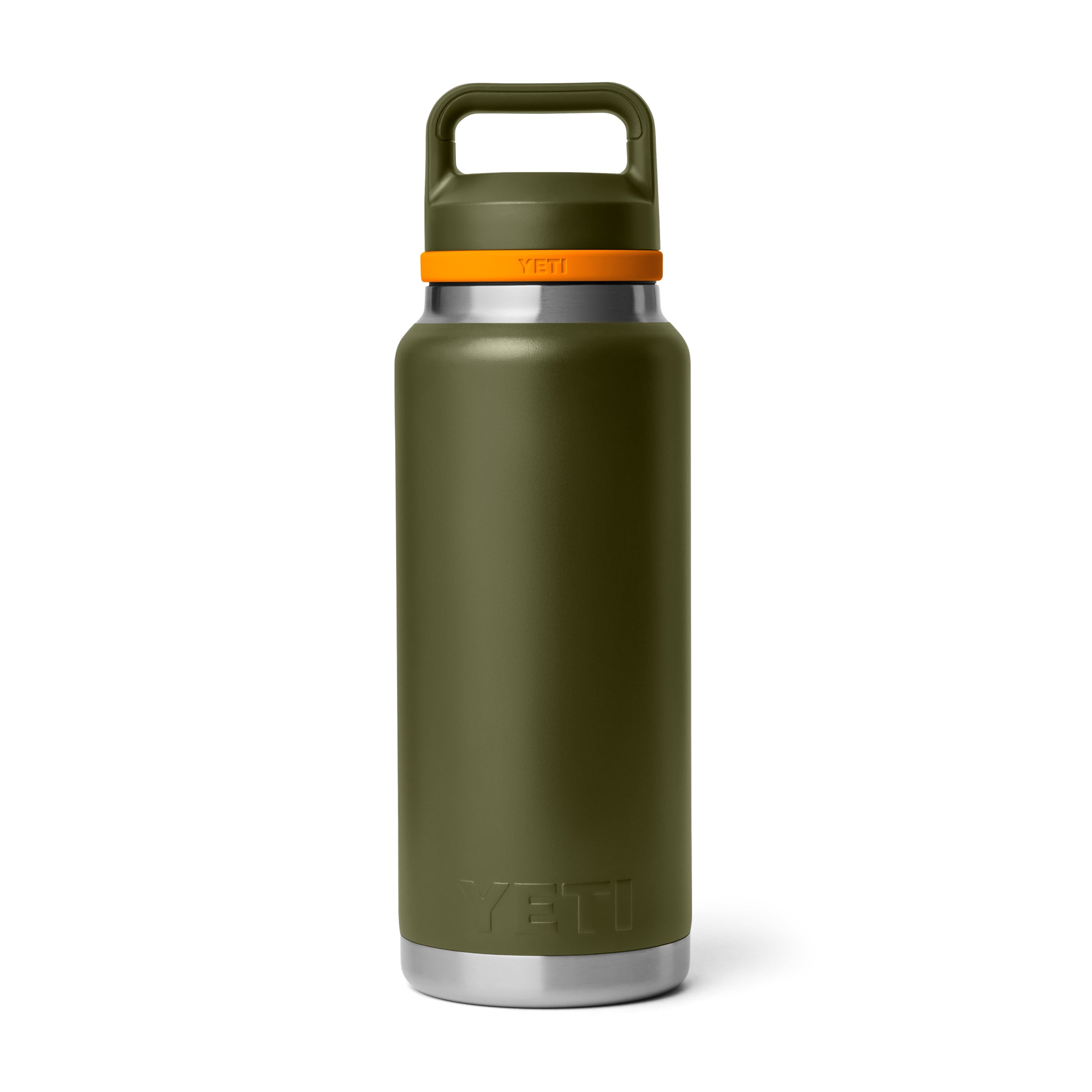 RAMBLER 36 OZ (1065 ML) BOTTLE WITH CHUG CAP Olive/King Crab