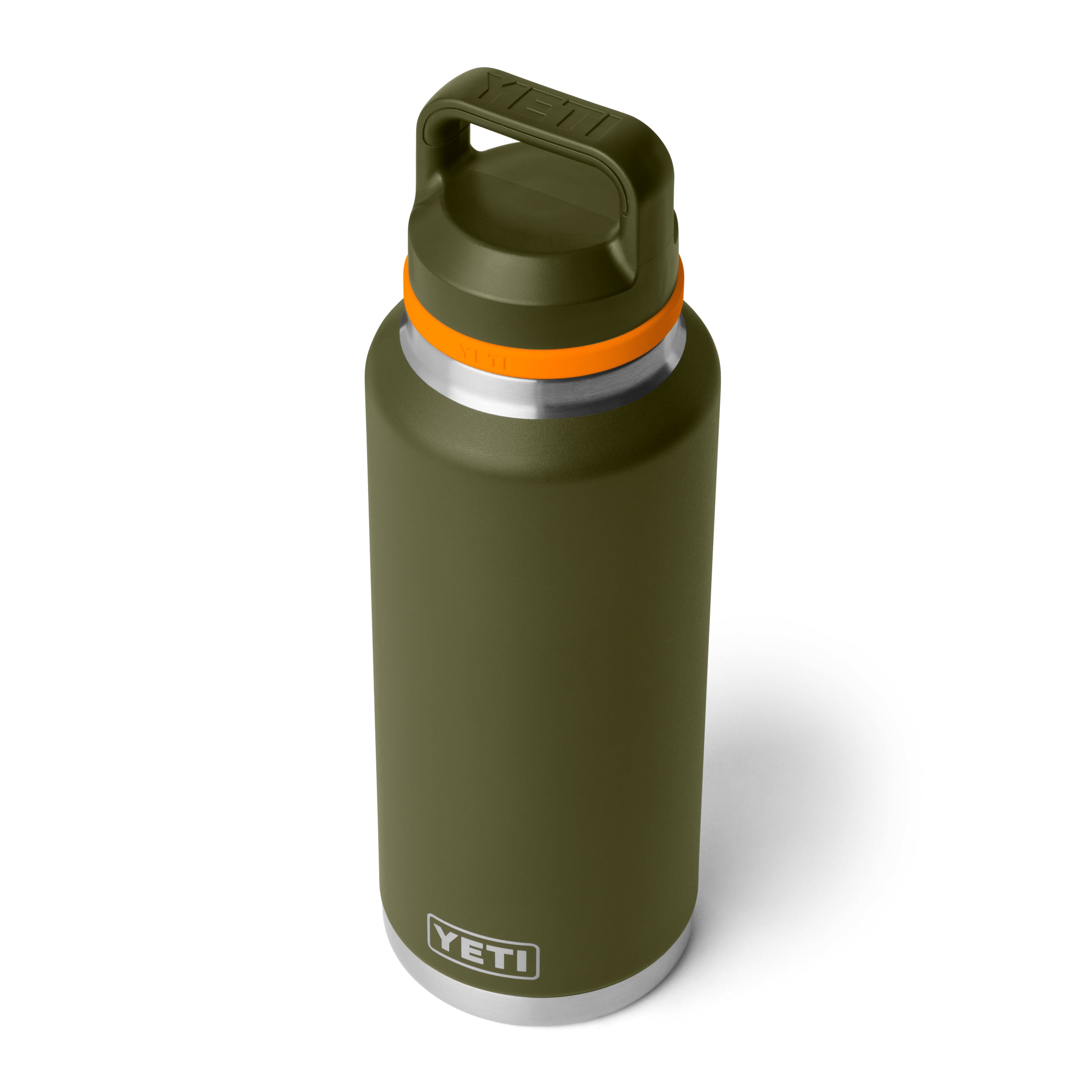 RAMBLER 46 OZ (1.4L) BOTTLE WITH CHUG CAP Olive/King Crab