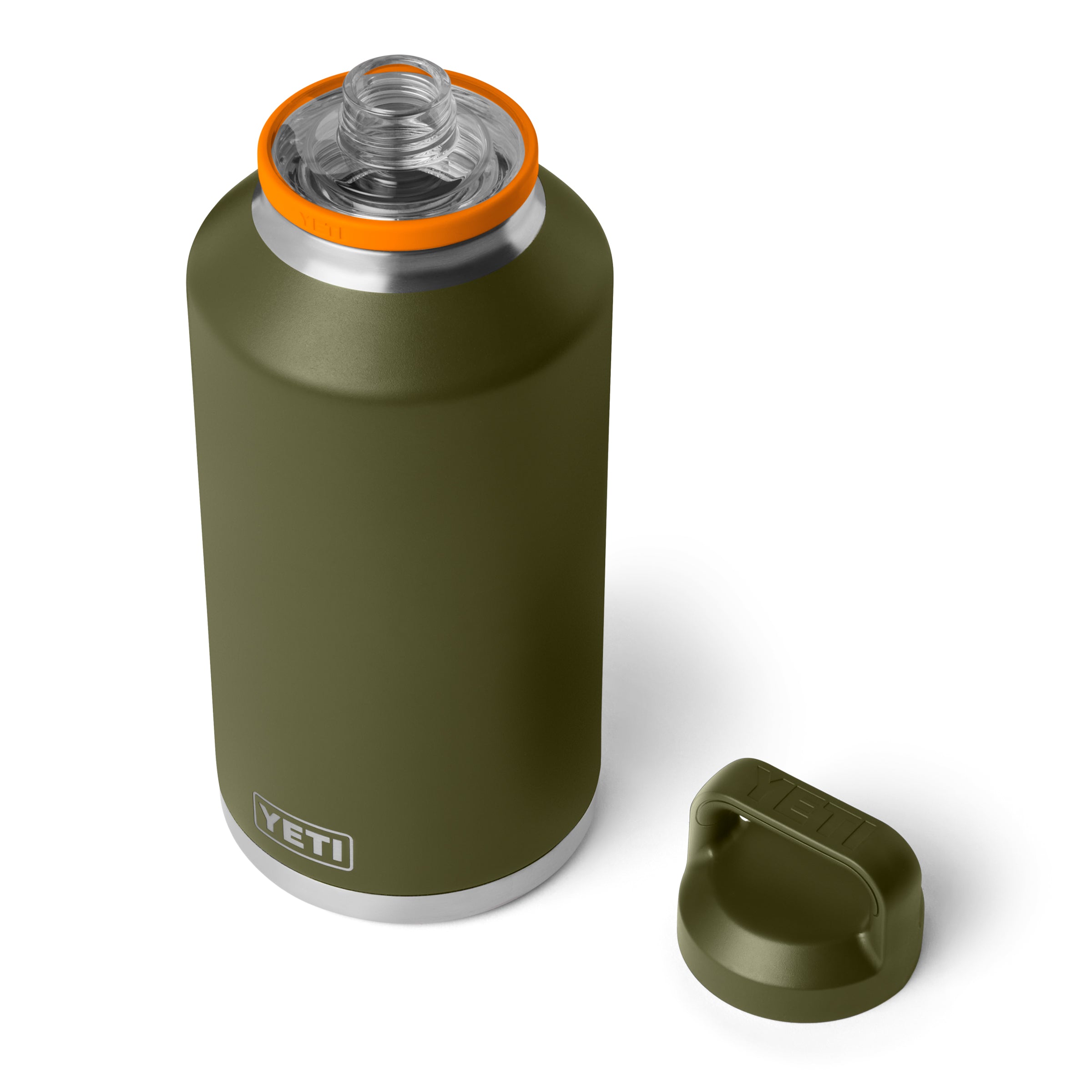 RAMBLER 64 OZ (1.9L) BOTTLE WITH CHUG CAP Olive/King Crab