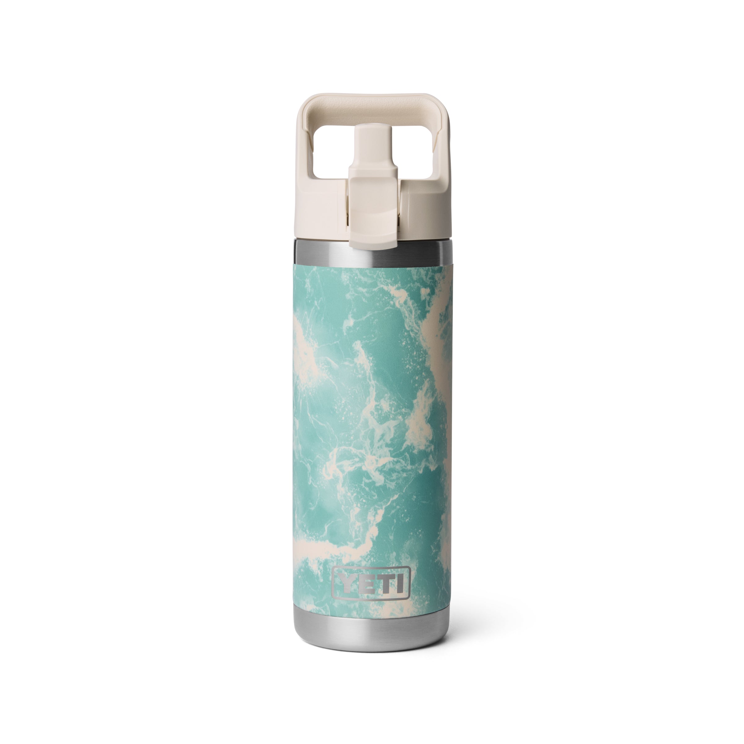 RAMBLER® 18 OZ (532 ML) BOTTLE WITH STRAW CAP Seaview