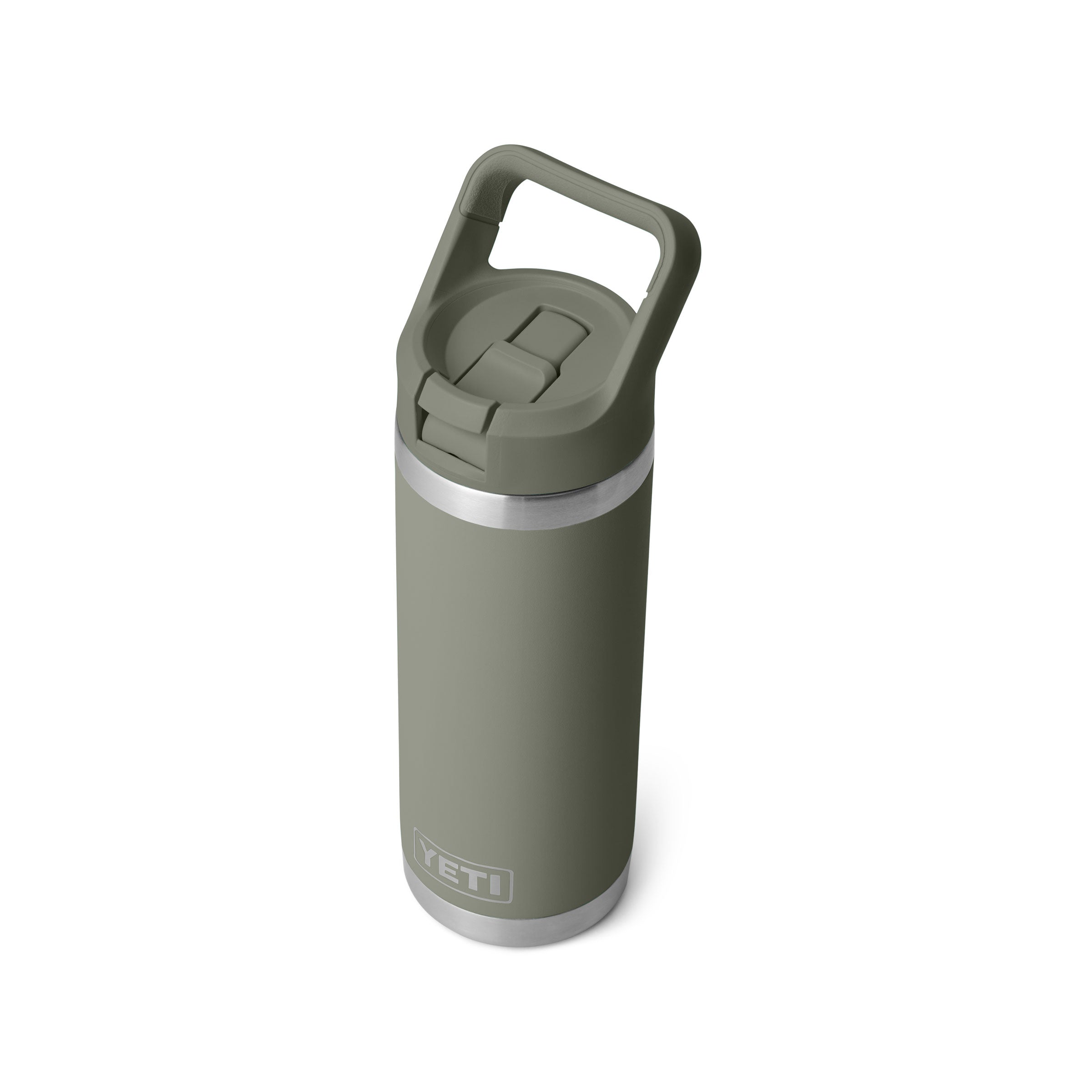 RAMBLER® 18 OZ (532 ML) BOTTLE WITH STRAW CAP Pampa Green