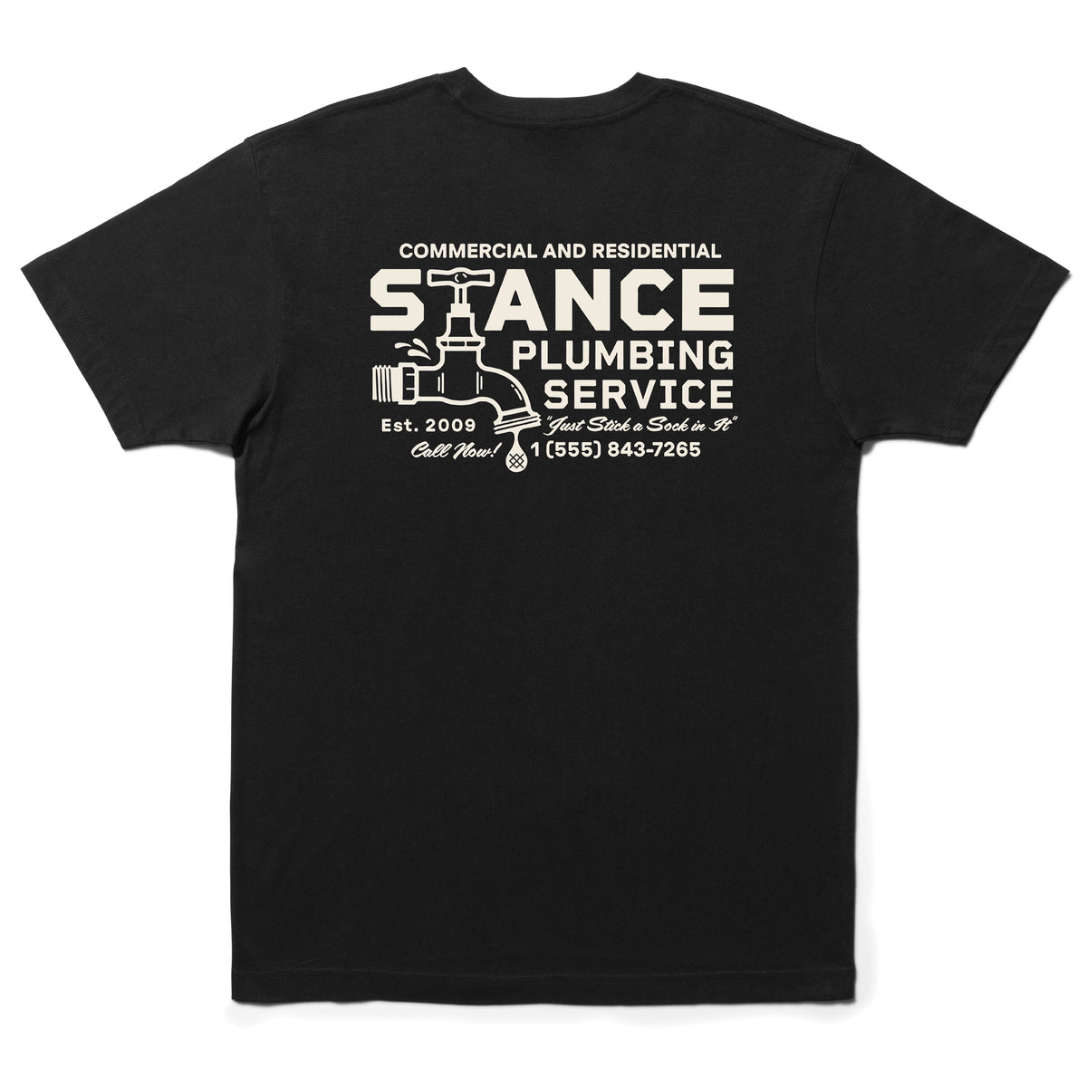 STANCE CLASSIFIED T-SHIRT Black