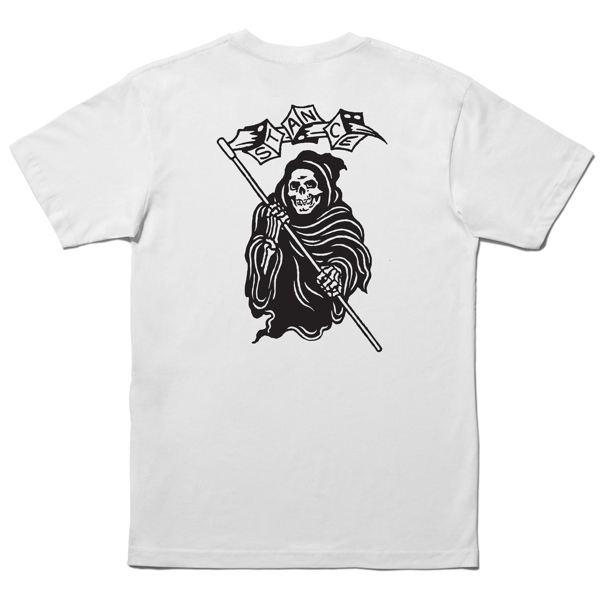 STANCE HIGH ROLLER T-SHIRT White
