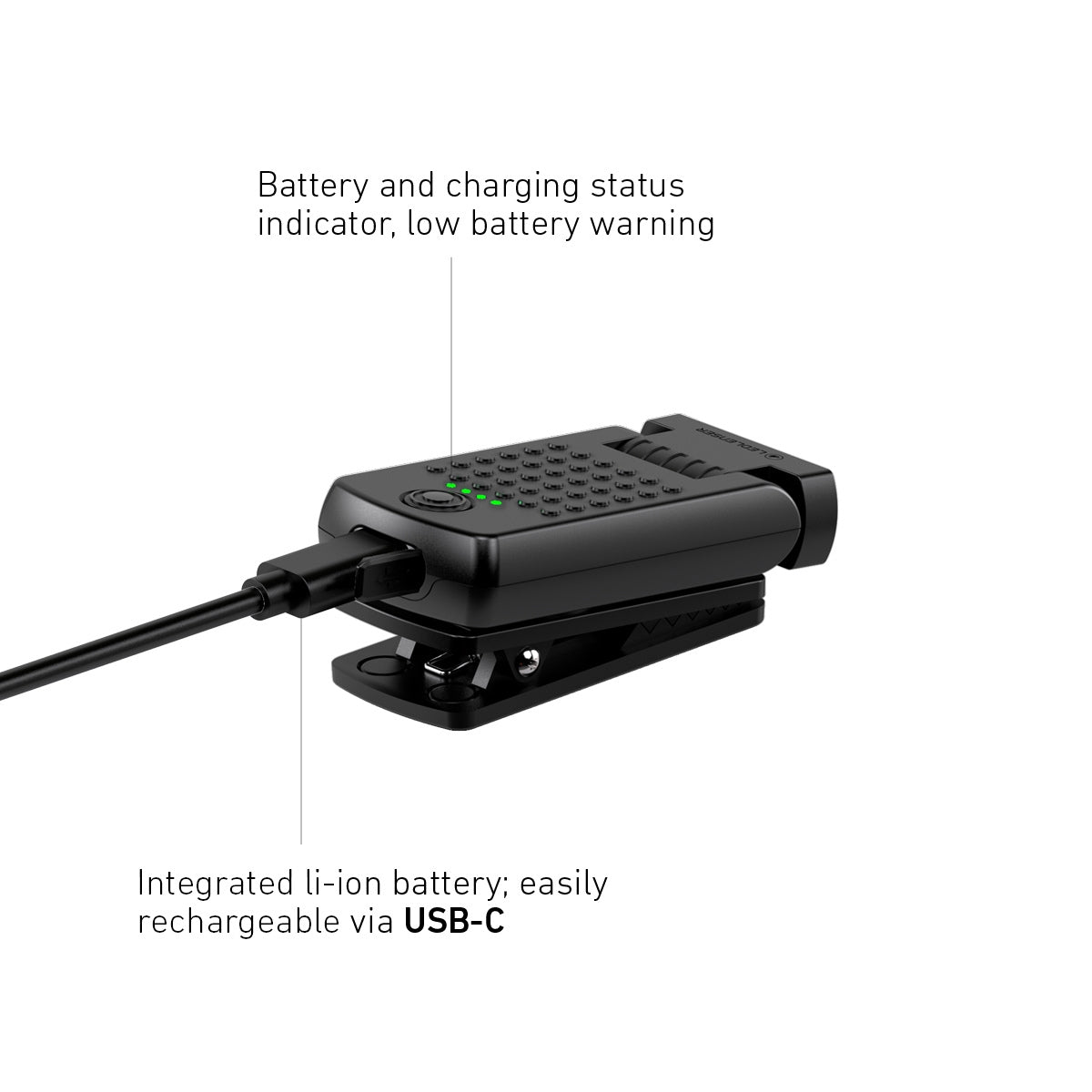 W1R WORK Rechargeable Clip Light, 220 Lumens