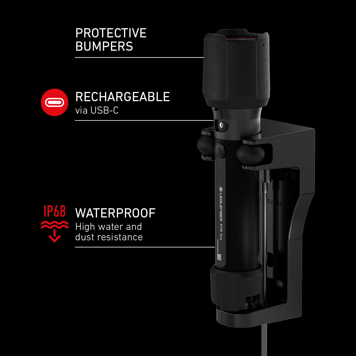 P7R Pro Rechargeable Torch 2025, 2000 Lumens