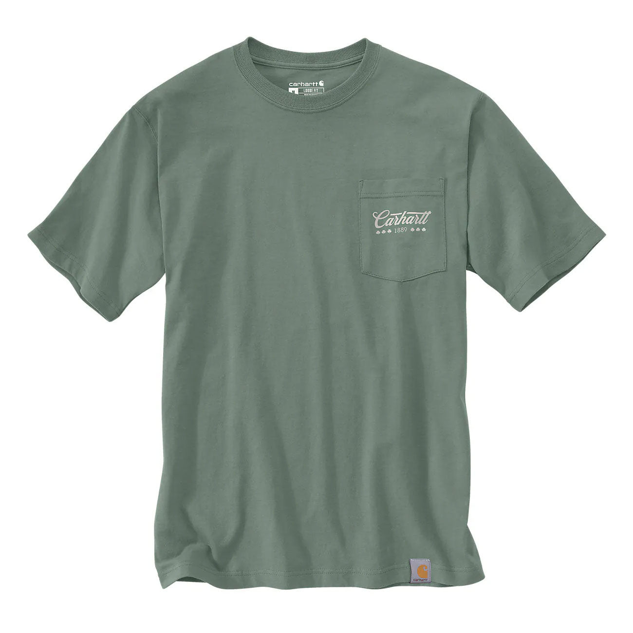 DEARBORN LUCK POCKET T-SHIRT Green Slate