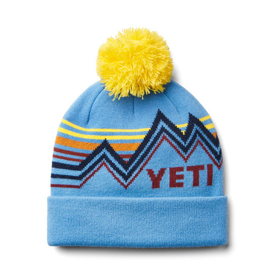 KIDS FREESTYLE POM BEANIE Blue/Yellow