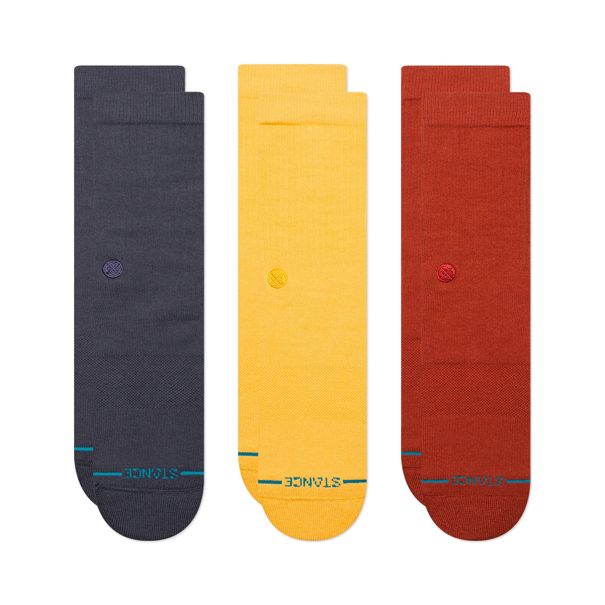 ICON CREW SOCK 3 PACK Navy