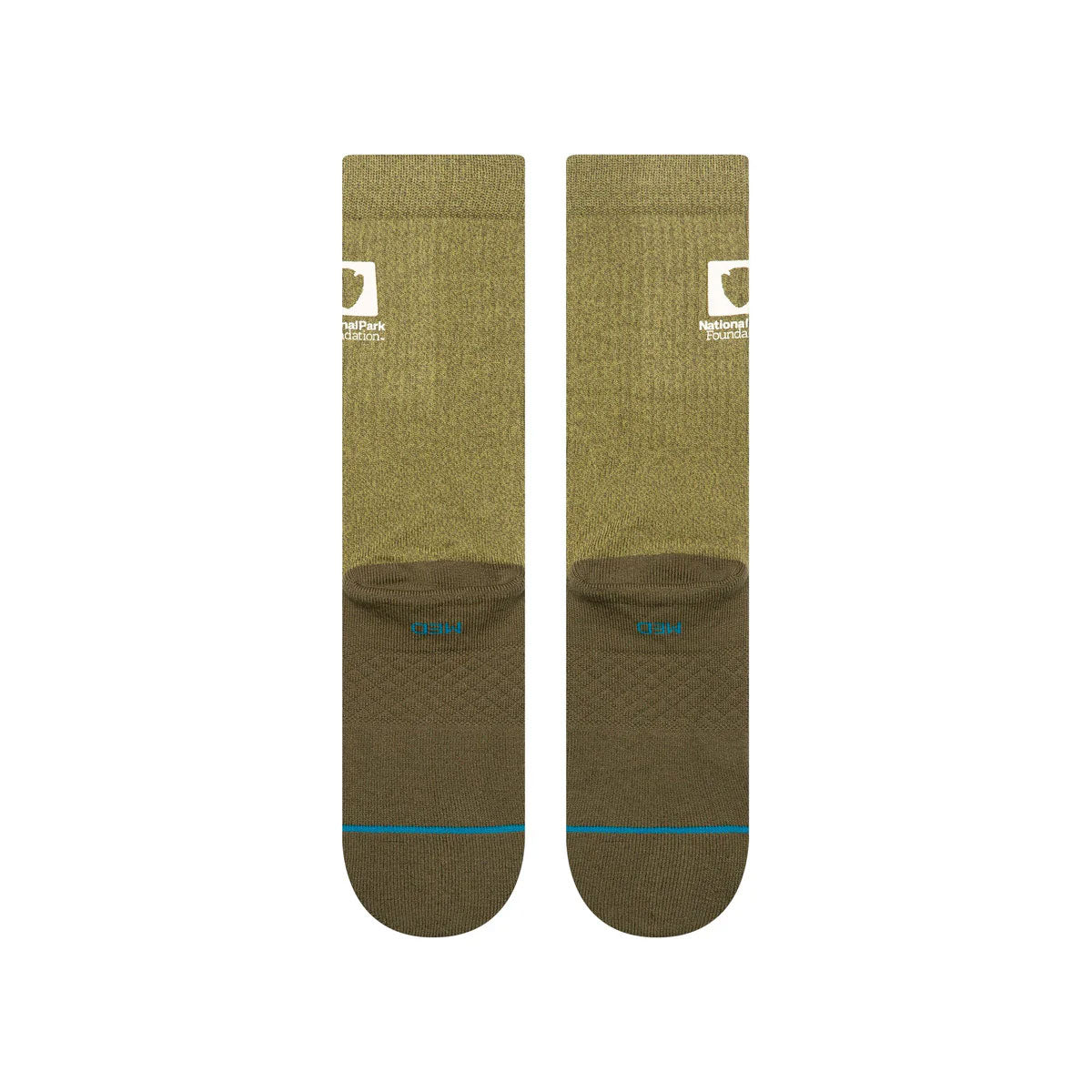 NATIONAL PARK CREW SOCK Military Green