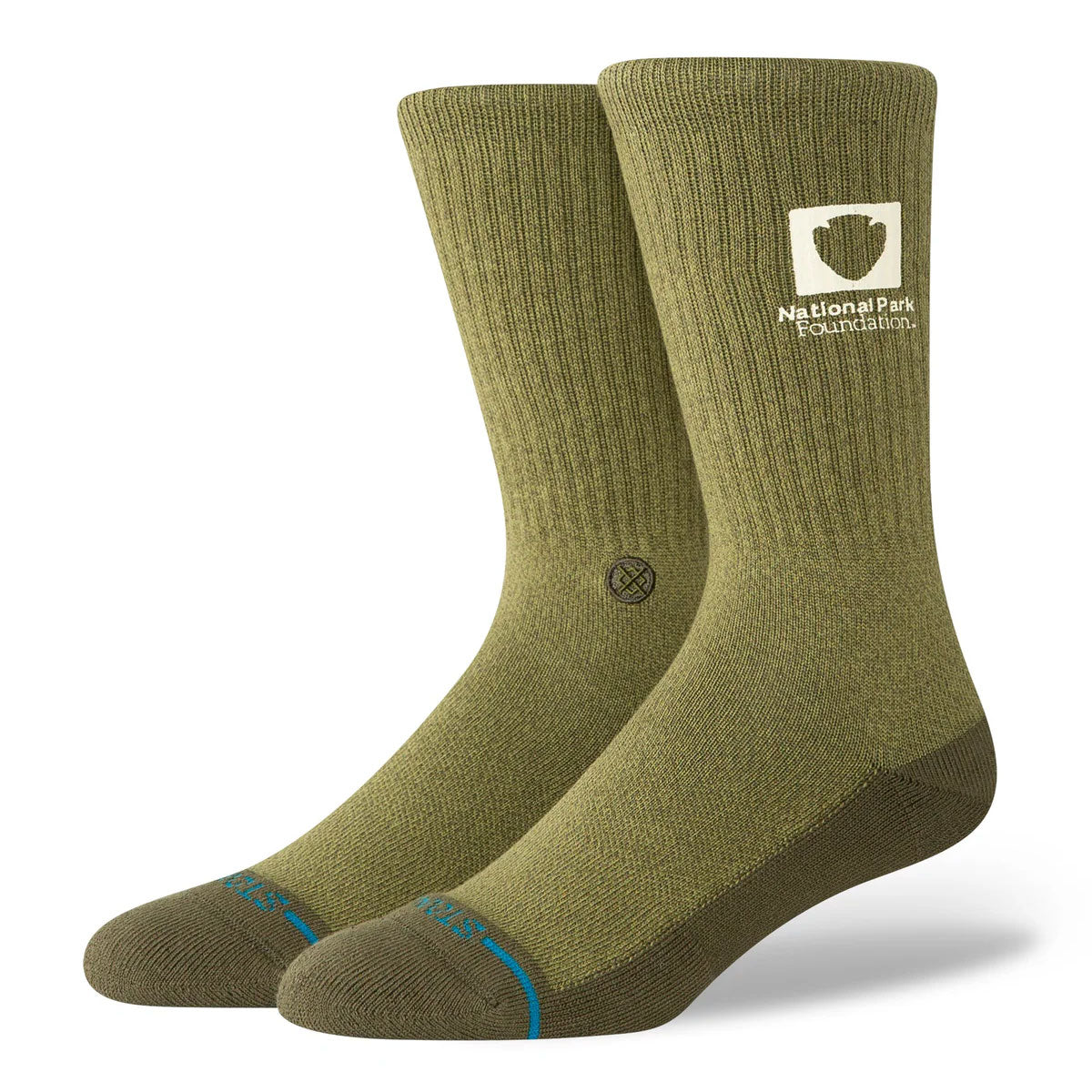 NATIONAL PARK CREW SOCK Military Green