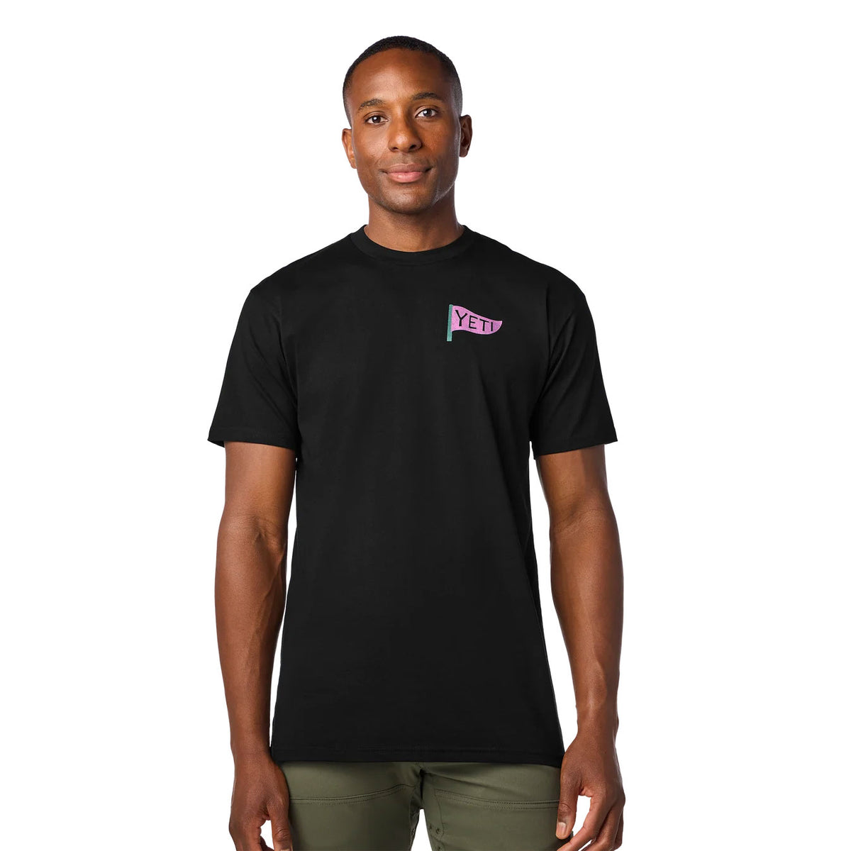 FLAMINGO SHORT SLEEVE T-SHIRT Black
