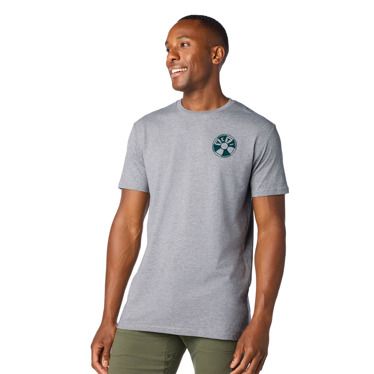 NAUTICAL OCTOPUS SHORT SLEEVE T-SHIRT Grey