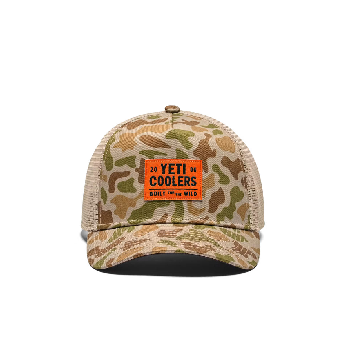 YETI COOLERS CAMO TRUCKER CAP