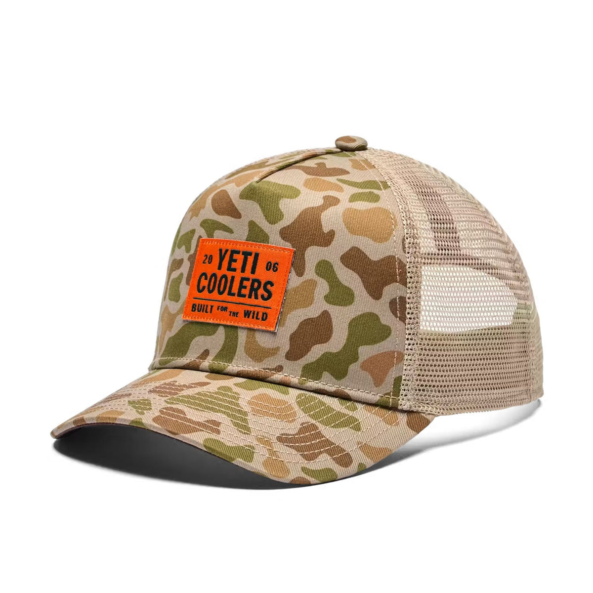 YETI COOLERS CAMO TRUCKER CAP