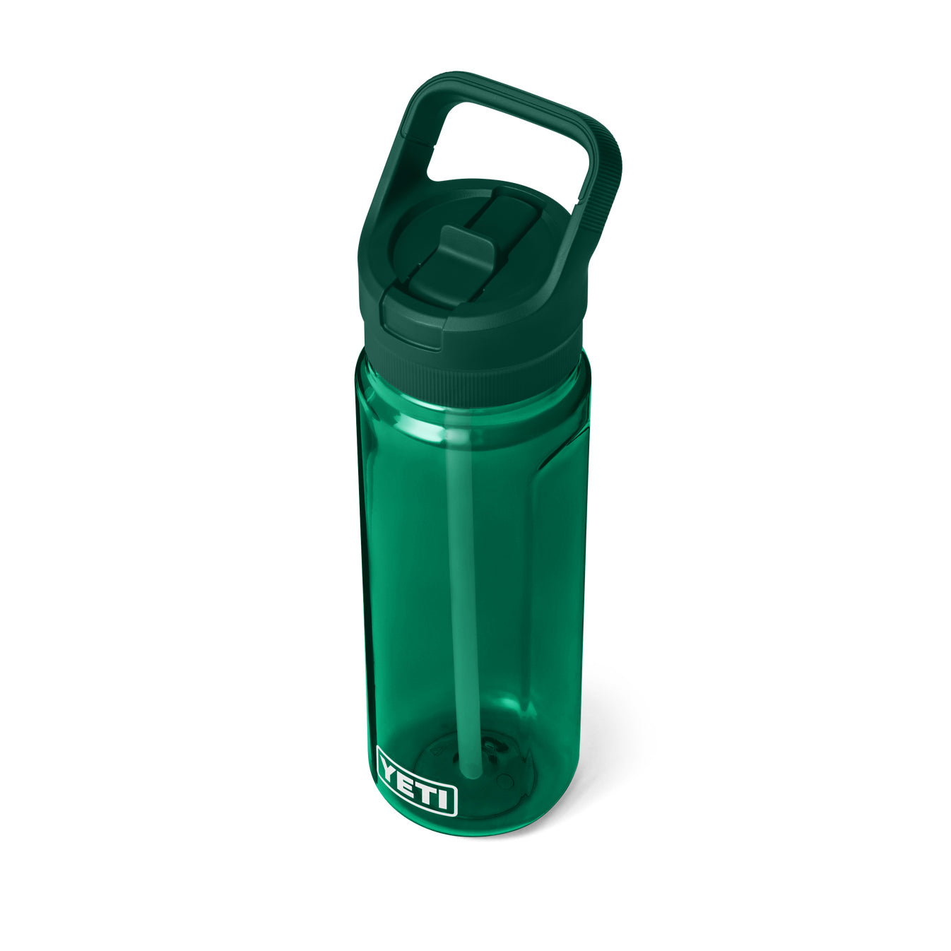 YONDER STRAW CAP 25 OZ (750 ML) WATER BOTTLE Black Forest Green