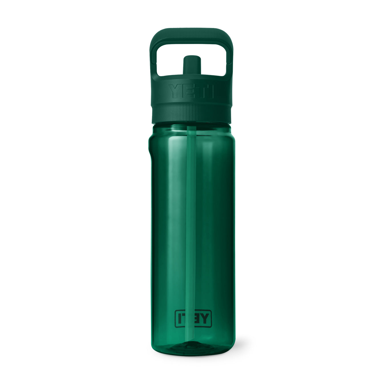YONDER STRAW CAP 25 OZ (750 ML) WATER BOTTLE Black Forest Green
