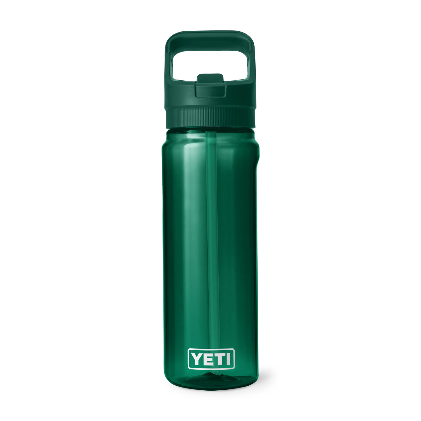 YONDER STRAW CAP 25 OZ (750 ML) WATER BOTTLE Black Forest Green