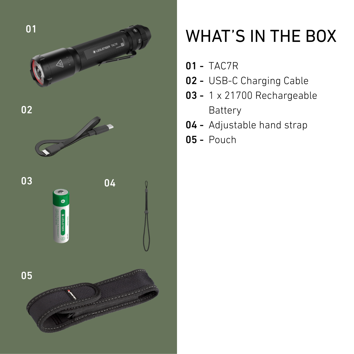 TAC7R RGB Tactical Rechargeable Torch 2026, 3200 Lumens