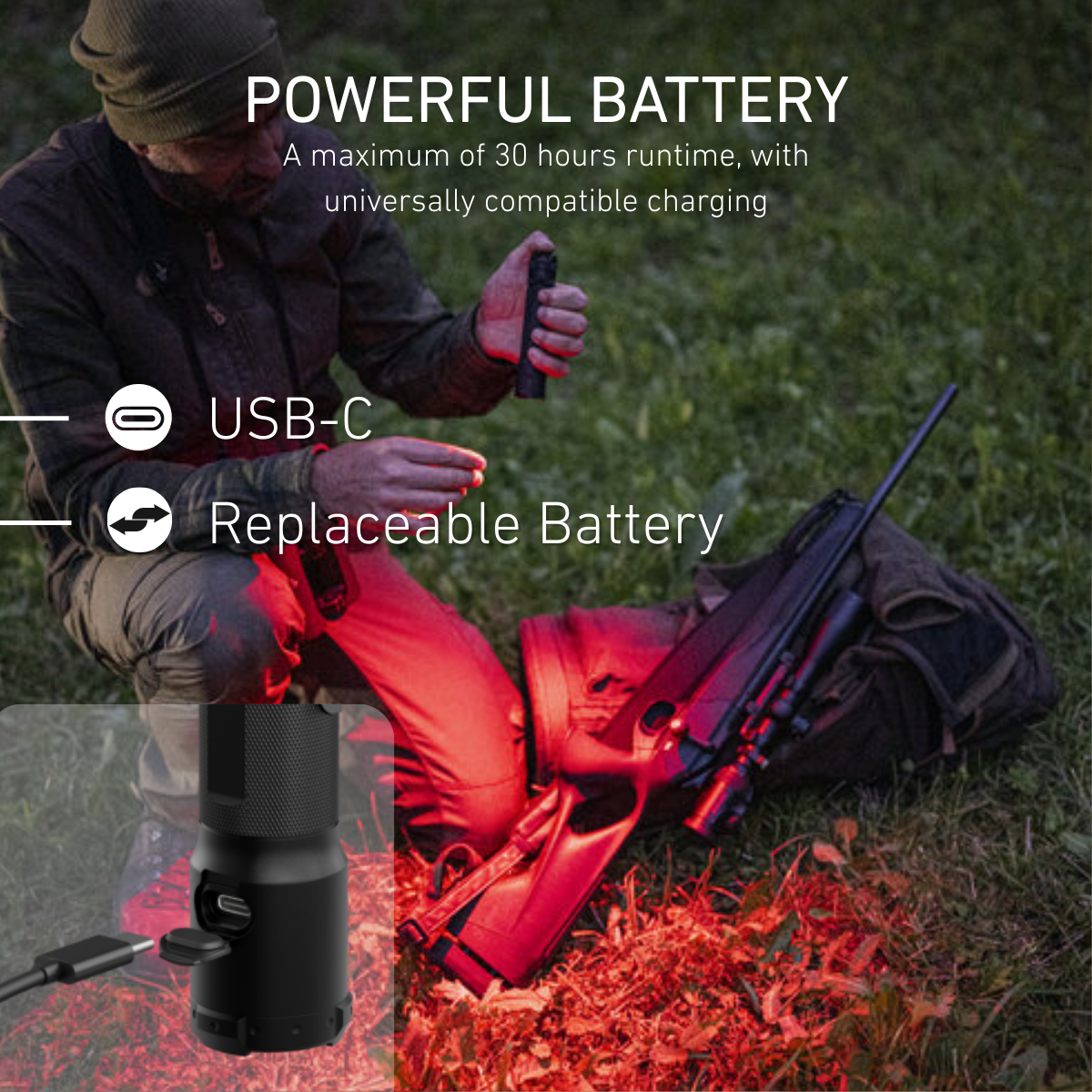 TAC7R RGB Tactical Rechargeable Torch 2026, 3200 Lumens