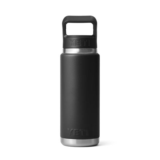 RAMBLER® 26 OZ (739 ML) BOTTLE WITH STRAW CAP Black
