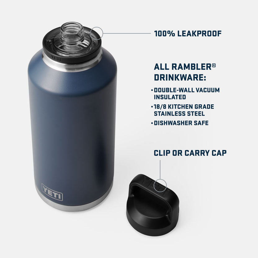 RAMBLER 64 OZ (1.9L) BOTTLE WITH CHUG CAP Navy