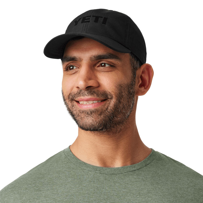 YETI LOGO PERFORMANCE CAP Black