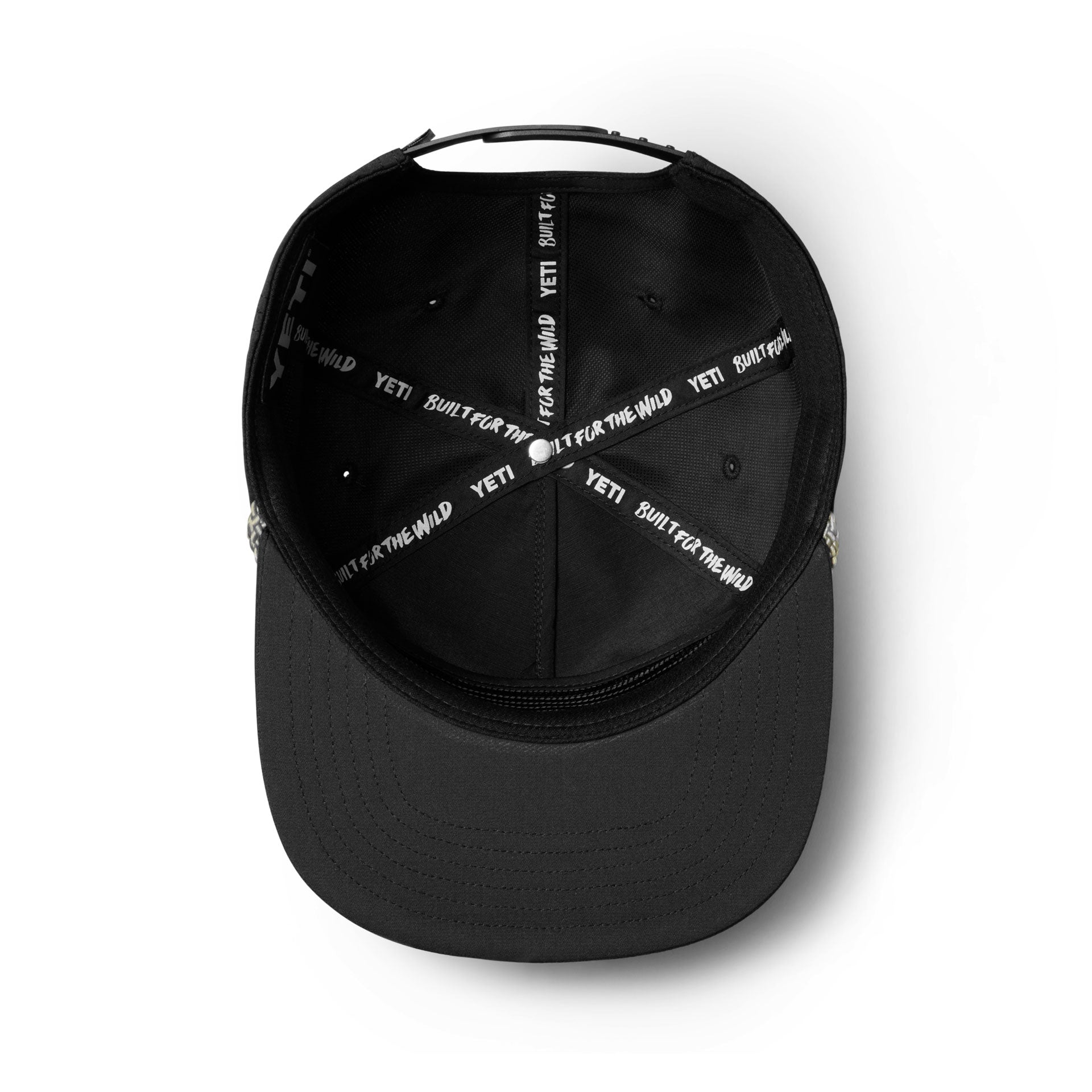 Mid Pro Flat Brim Rope Hat Black