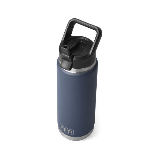 RAMBLER® 26 OZ (739 ML) BOTTLE WITH STRAW CAP Navy