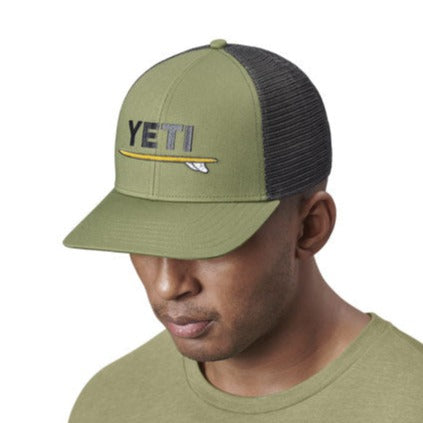 SURF TRIP TRUCKER HAT Light Olive