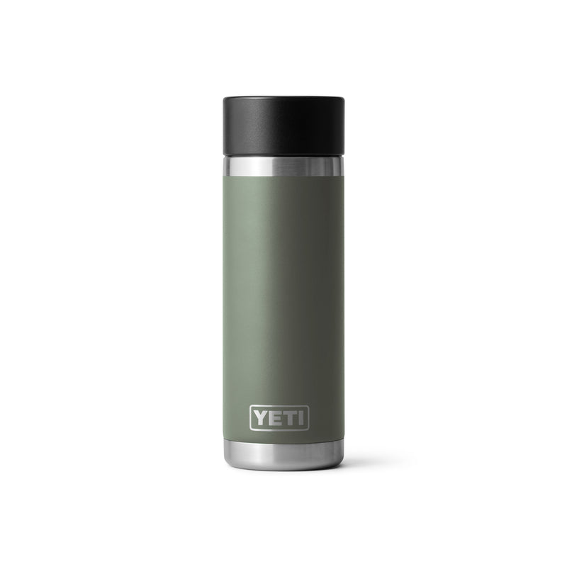 RAMBLER 18 OZ (532 ML) BOTTLE WITH HOTSHOT CAP Camp Green