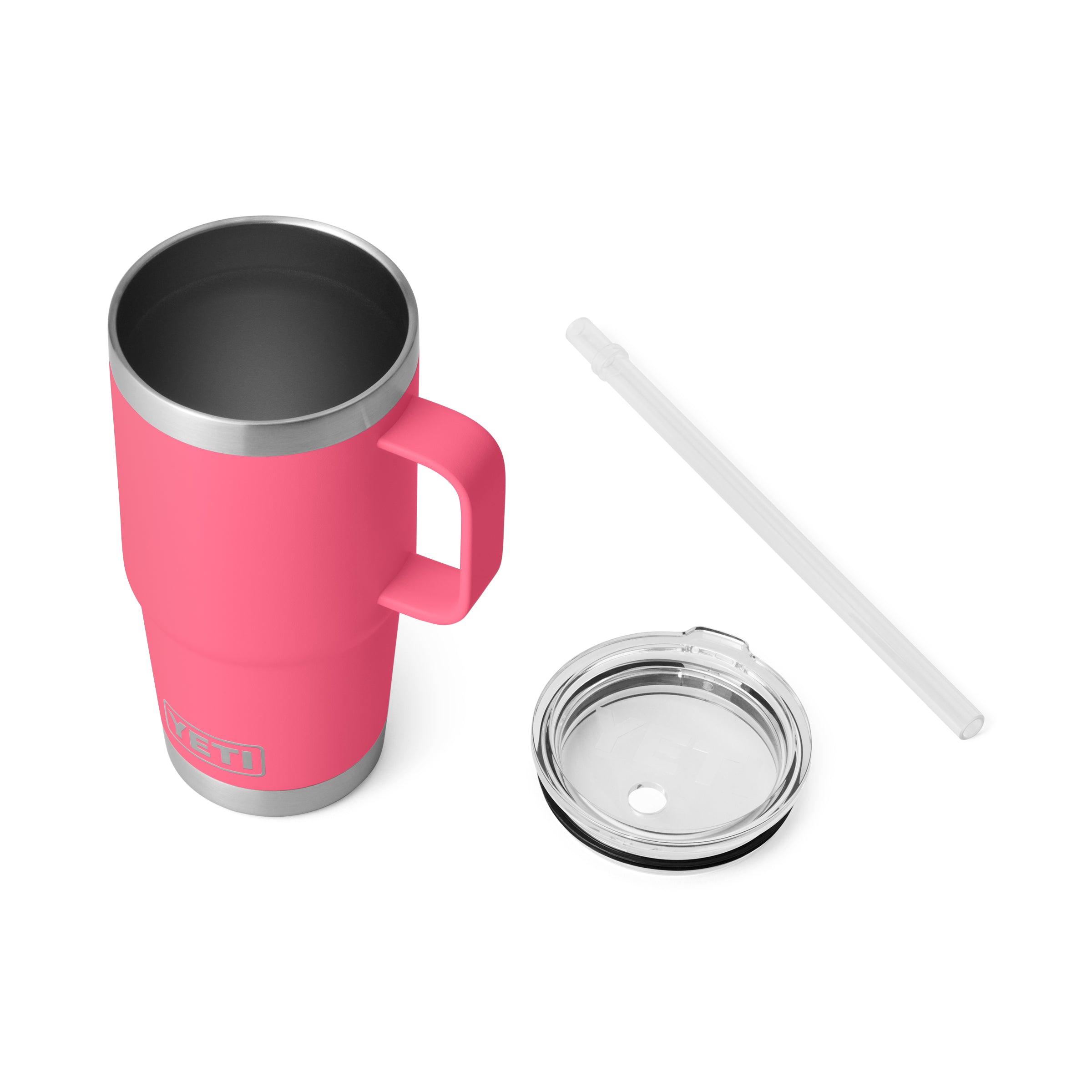 RAMBLER® 25 OZ (710 ML) STRAW MUG Tropical Pink