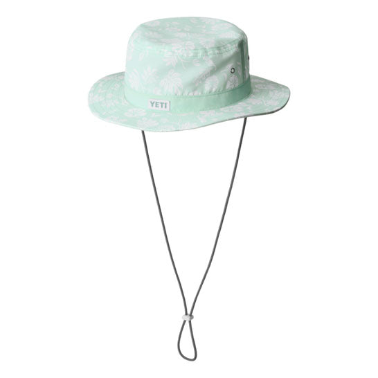 BOONIE HAT Ice Blue Floral Print