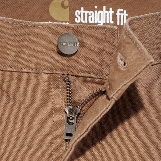 STRAIGHT FIT STRETCH DUCK DUNGAREE Carhartt Brown