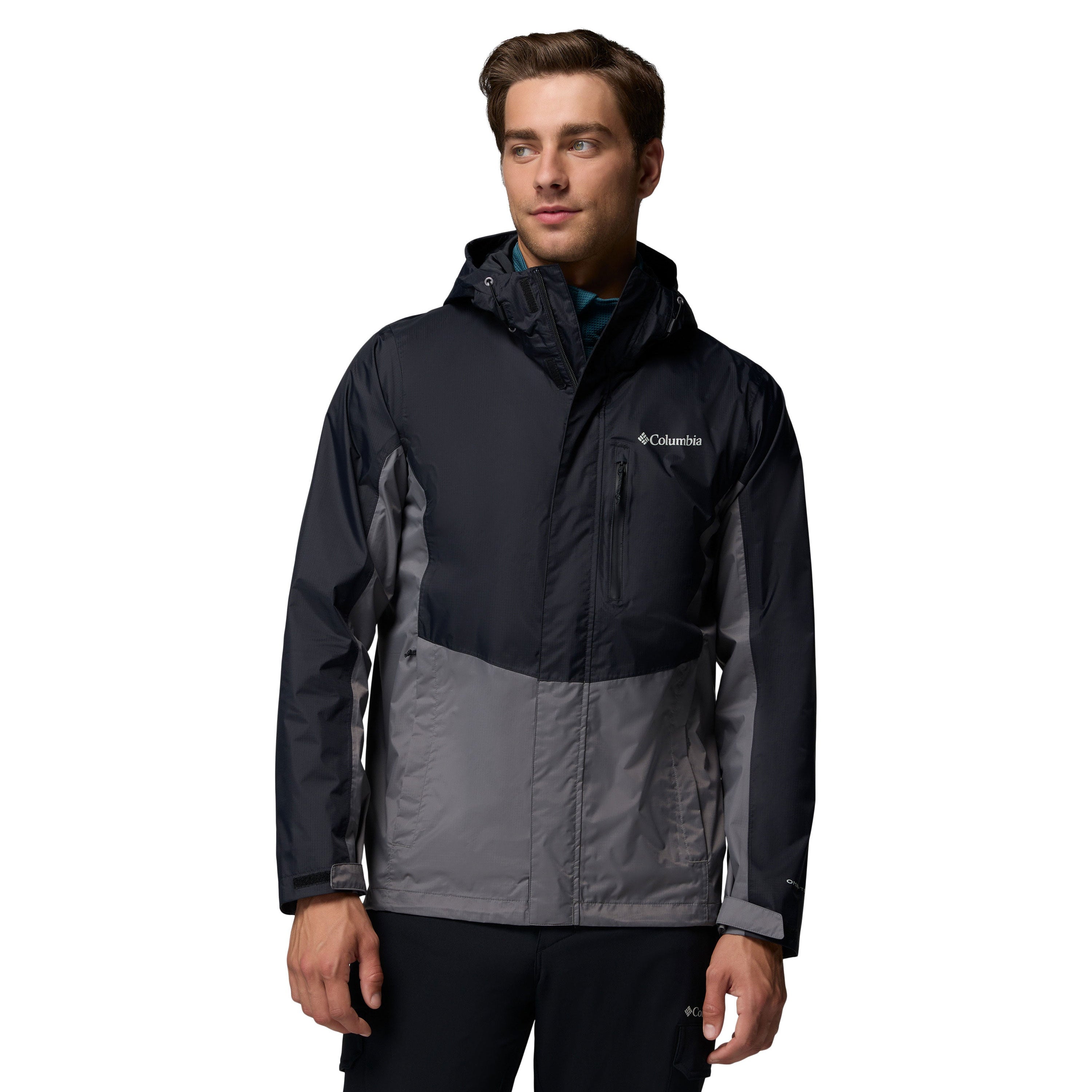 POURING ADVENTURE™ III RAIN JACKET Black, City Grey