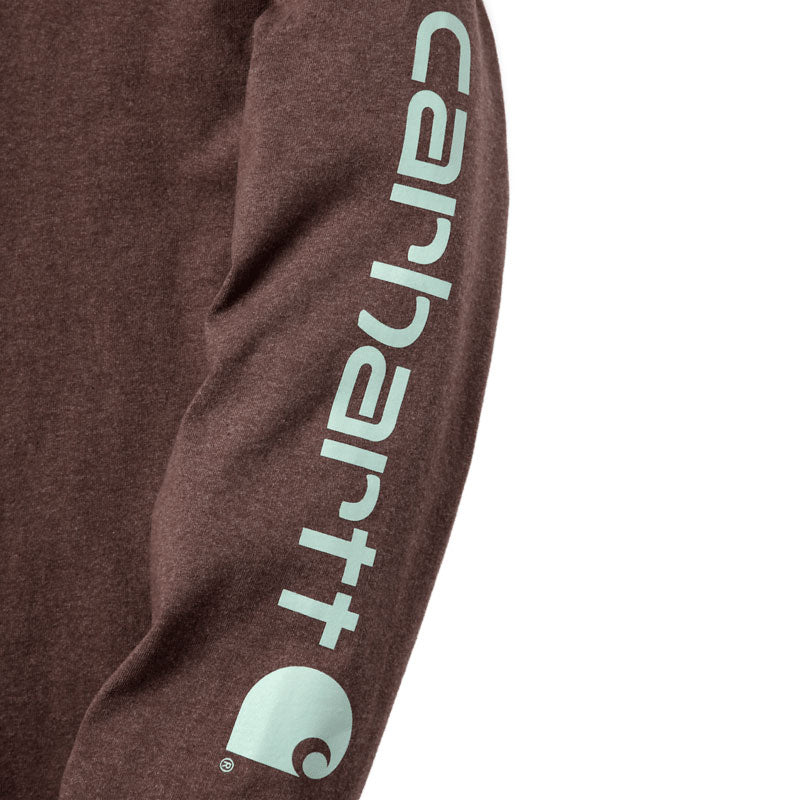 SIGNATURE SLEEVE LOGO LONG-SLEEVE T-SHIRT Mocha Heather