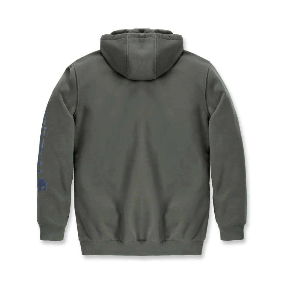 MIDWEIGHT SLEEVE LOGO HOODIE Dusty Olive