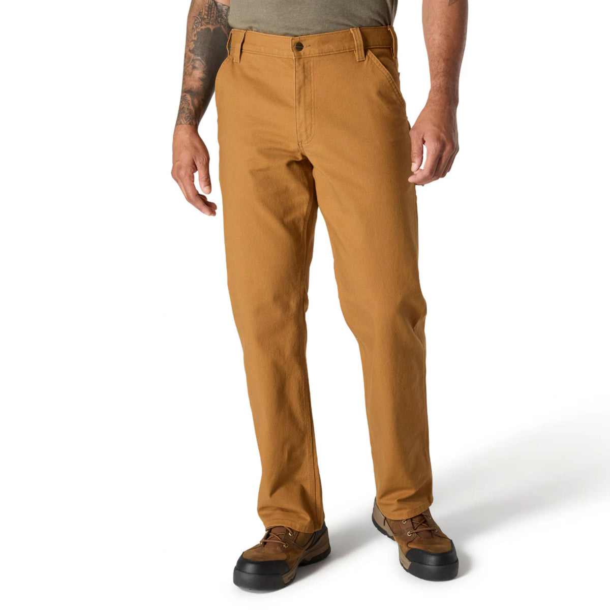 DUCK DUNGAREES STRAIGHT FIT PANT Carhartt Brown